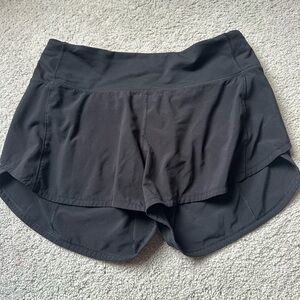 Lululemon on high rise shorts